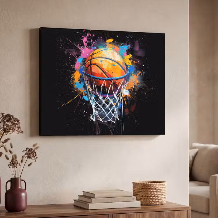 Art Frame - Graffiti - Sport - Basketbal - Basket — 4