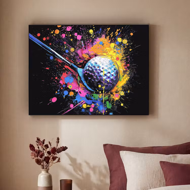 Art Frame - Graffiti - Sport - Golf - Golfclub — 2