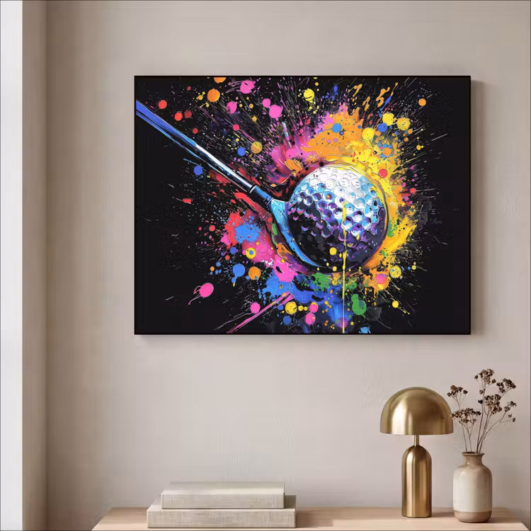 Art Frame - Graffiti - Sport - Golf - Golfclub — 3