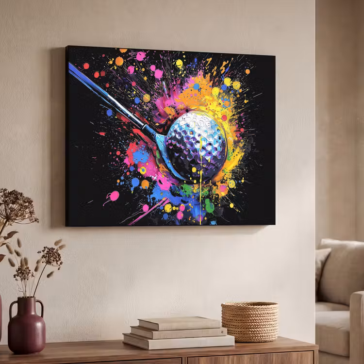 Art Frame - Graffiti - Sport - Golf - Golfclub — 4