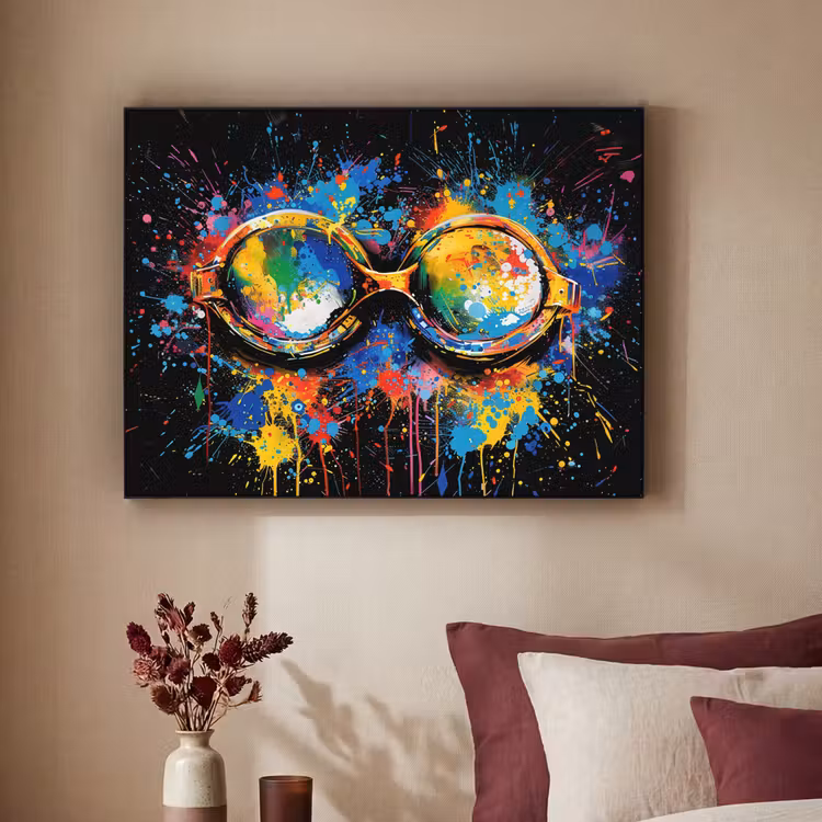 Art Frame - Graffiti - Sport - Zwemmen - Zwembril — 2
