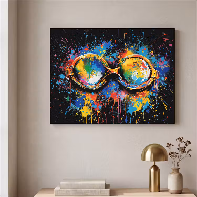 Art Frame - Graffiti - Sport - Zwemmen - Zwembril — 3
