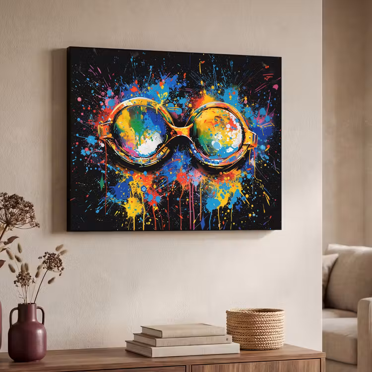 Art Frame - Graffiti - Sport - Zwemmen - Zwembril — 4