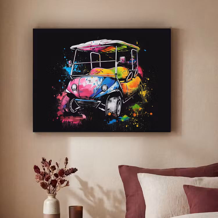 Art Frame - Graffiti - Sport - Golf - Golfkar — 2