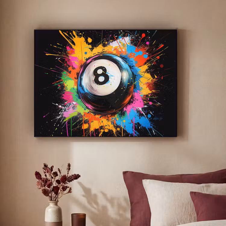Art Frame - Graffiti - Sport - Pool bal - Biljart — 2