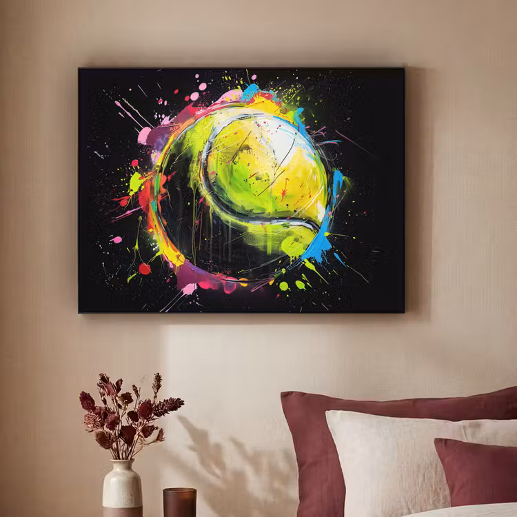 Art Frame - Graffiti - Sport - Tennis - Padel - Bal — 2