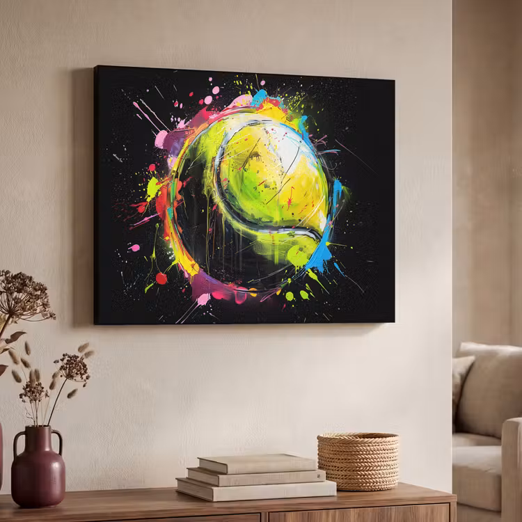 Art Frame - Graffiti - Sport - Tennis - Padel - Bal — 4