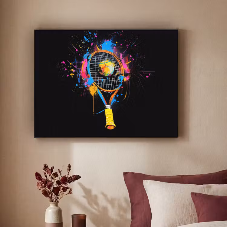 Art Frame - Graffiti - Sport - Tennis - Raket - Bal — 2