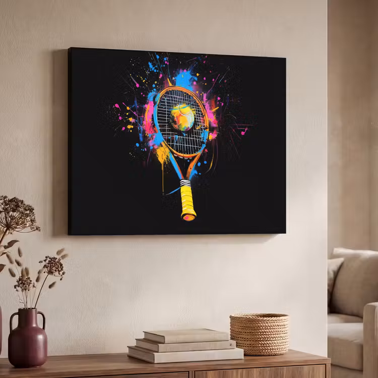 Art Frame - Graffiti - Sport - Tennis - Raket - Bal — 4