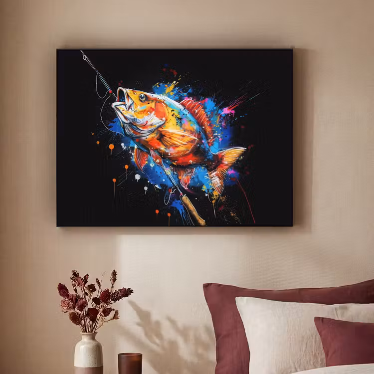 Art Frame - Graffiti - Sport - Vissen - Vis - Hengel — 2