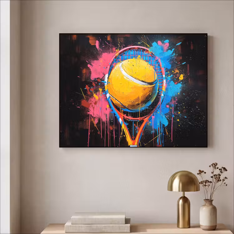 Art Frame - Graffiti - Tennis - Sport - Racket — 3