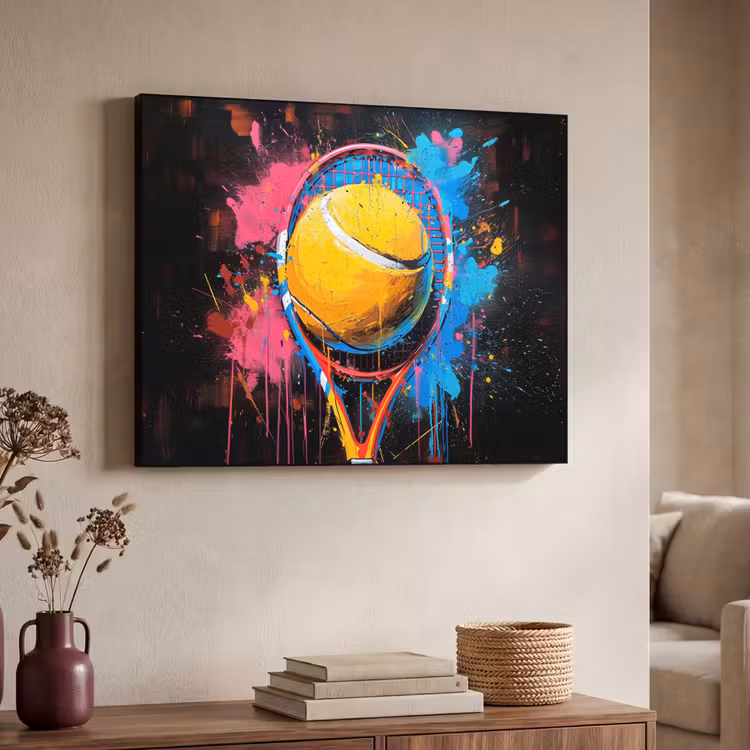 Art Frame - Graffiti - Tennis - Sport - Racket — 4