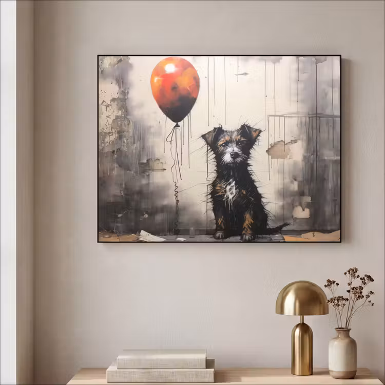Art Frame - Graffiti - Hond - Ballon - Dieren — 3