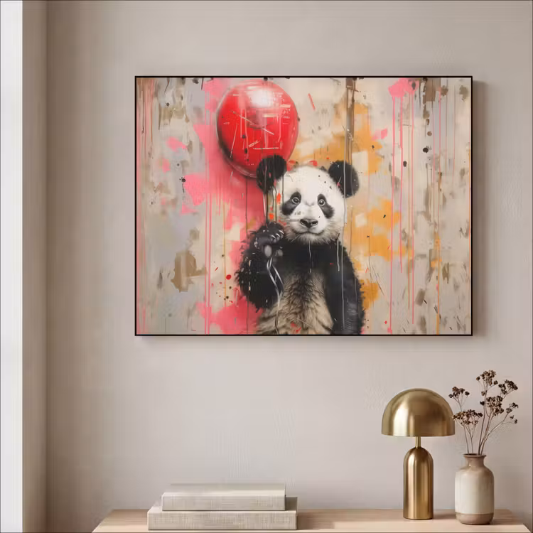 Art Frame - Graffiti - Panda - Ballon - Street art - Dier — 3