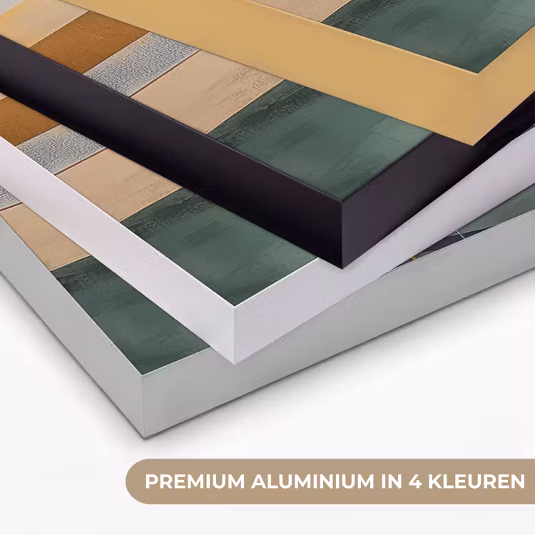 Art Frame - Abstract - Goud - Brons - Groen - Vormen - Modern — 5