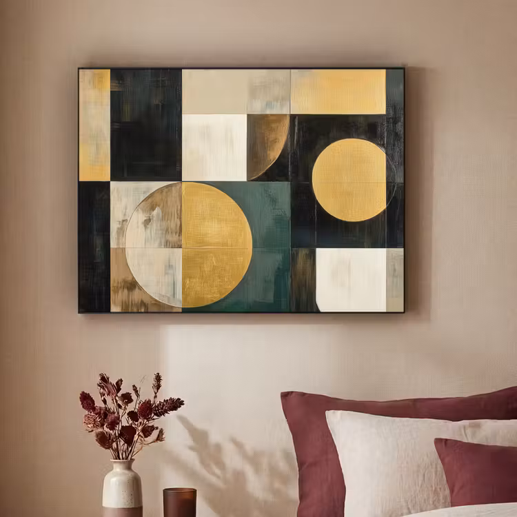 Art Frame - Abstract - Goud - Brons - Vormen - Geometrisch — 2