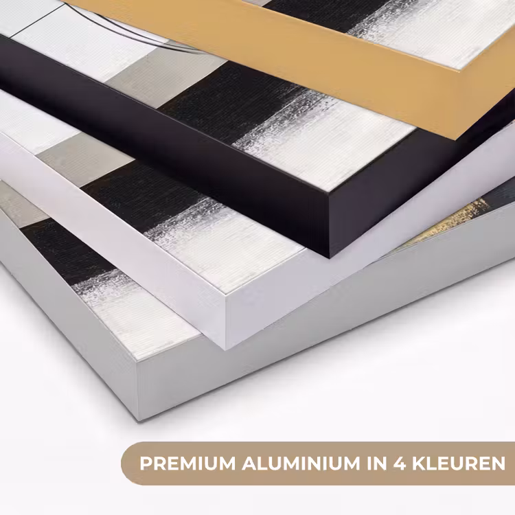 Art Frame - Abstract - Goud - Zilver - Vormen - Aesthetic — 5