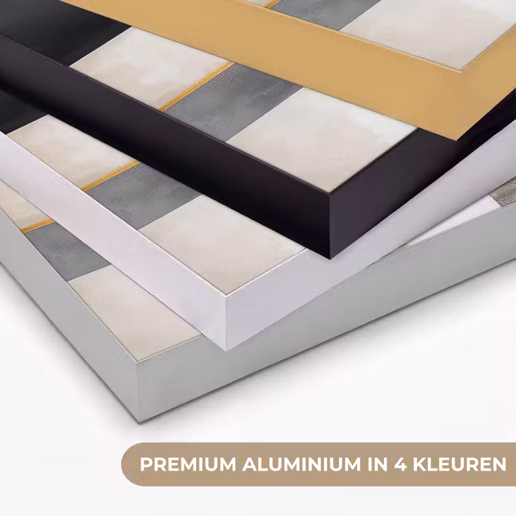Art Frame - Abstract - Goud - Zilver - Vormen - Aesthetic - Modern — 5