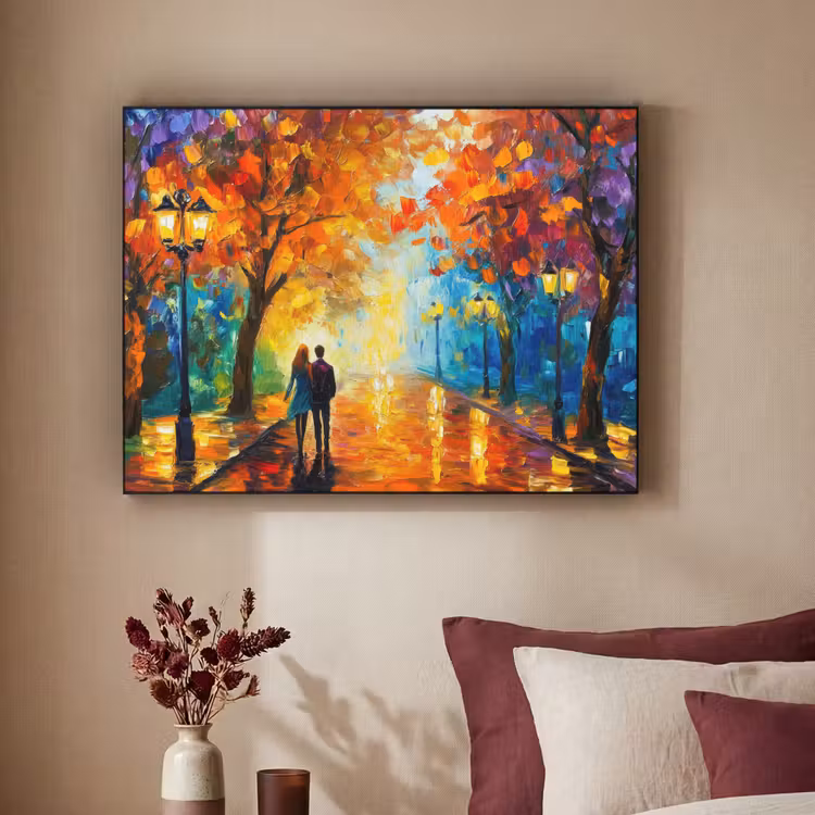 Art Frame - Koppel - Liefde - Bos - Kunst — 2
