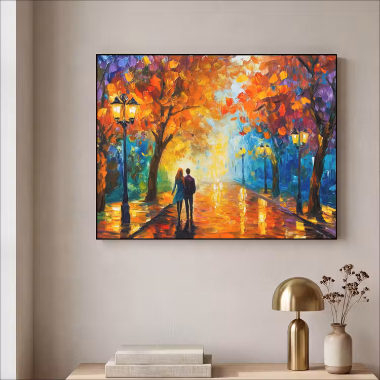 Art Frame - Koppel - Liefde - Bos - Kunst — 3