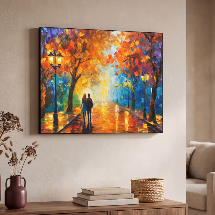 Art Frame - Koppel - Liefde - Bos - Kunst — 4