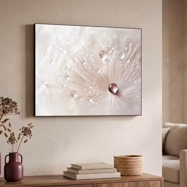 Art Frame - Bloem - Abstract - Wit - Water - Natuur — 4