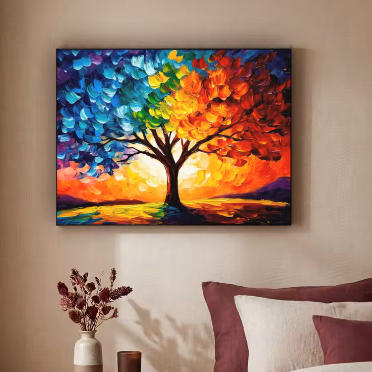 Art Frame - Boom - Kunst - Natuur - Zonsondergang — 2