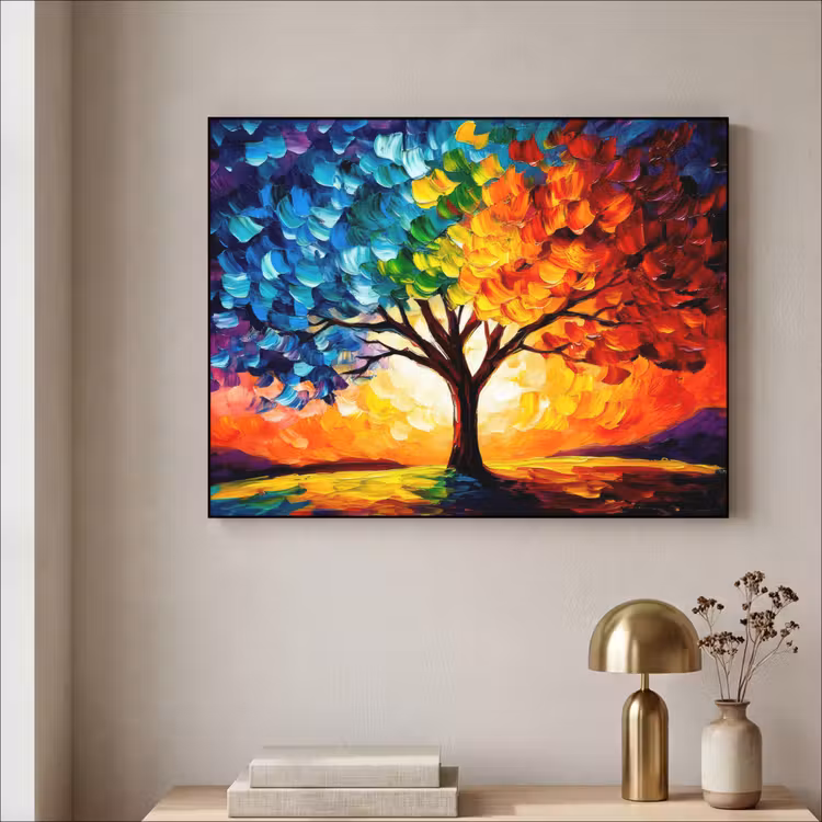Art Frame - Boom - Kunst - Natuur - Zonsondergang — 3