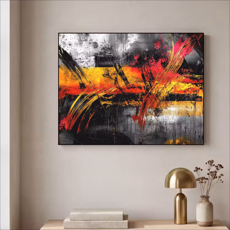 Art Frame - Kunst - Zwart - Abstract — 3