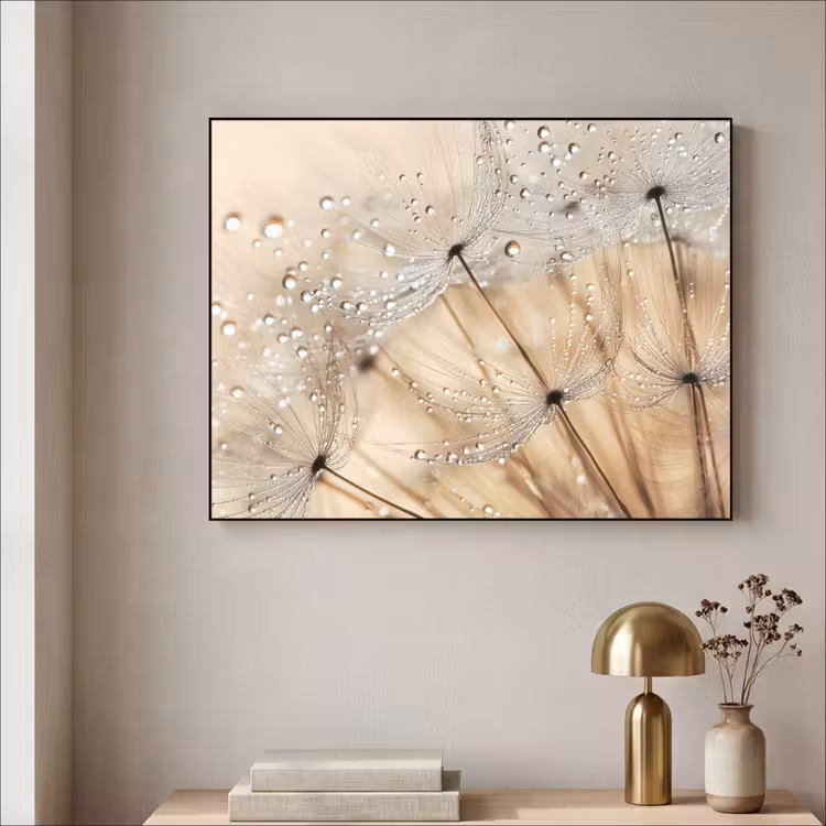 Art Frame - Paardenbloem - Abstract - Natuur - Beige — 3