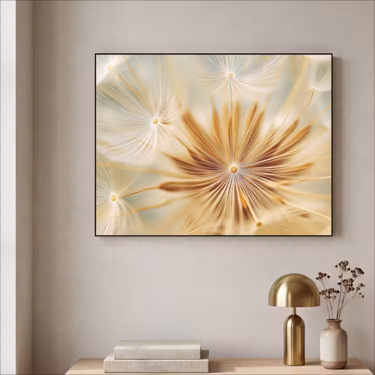 Art Frame - Paardenbloem - Beige - Abstract - Modern - Natuur — 3