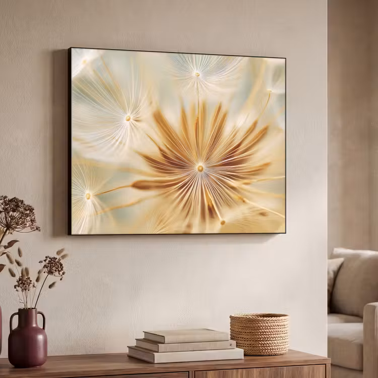 Art Frame - Paardenbloem - Beige - Abstract - Modern - Natuur — 4