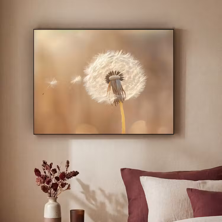 Art Frame - Paardenbloem - Beige - Natuur - Bloem — 2