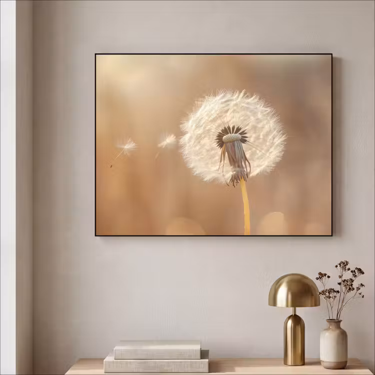 Art Frame - Paardenbloem - Beige - Natuur - Bloem — 3