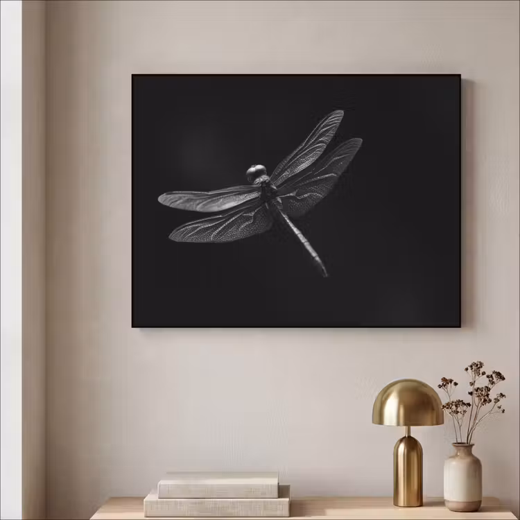 Art Frame - Libelle - Dieren - Zwart - Insect — 3