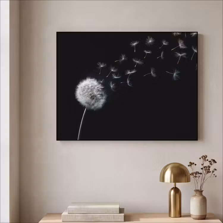 Art Frame - Paardenbloem - Zwart - Natuur — 3