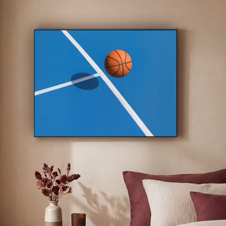 Art Frame - Basket - Bal - Blauw - Zwevend — 2