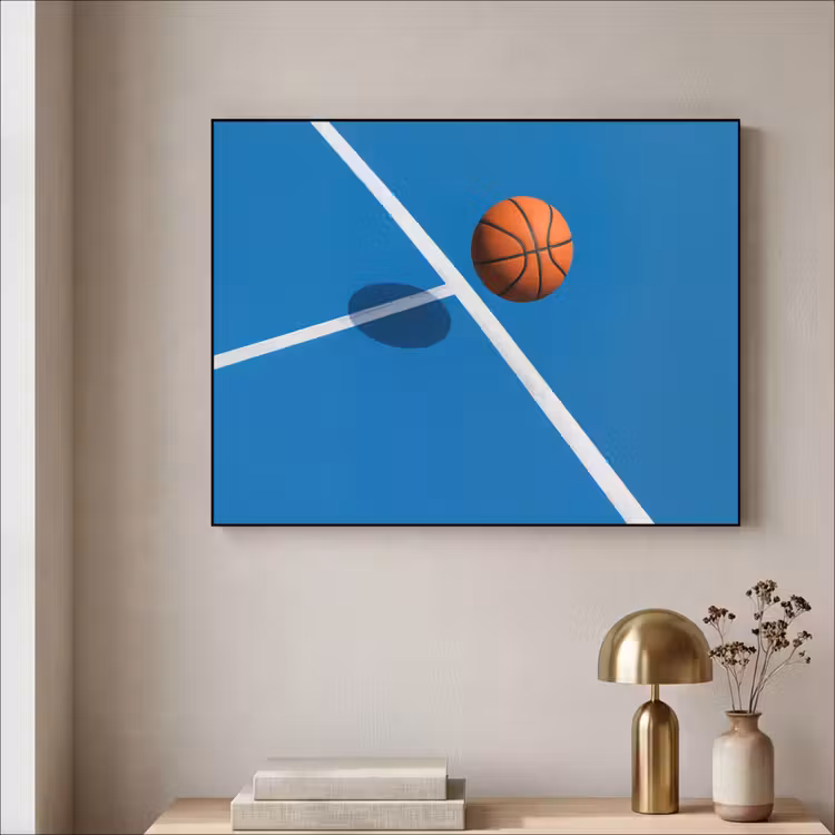 Art Frame - Basket - Bal - Blauw - Zwevend — 3