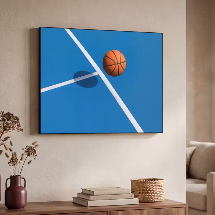 Art Frame - Basket - Bal - Blauw - Zwevend — 4