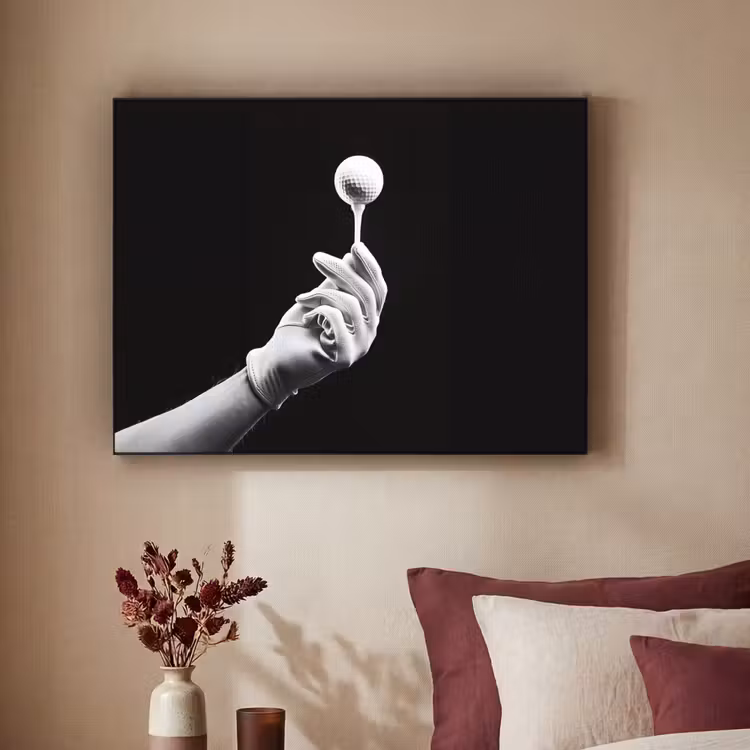 Art Frame - Golfbal - Zwart - Wit — 2