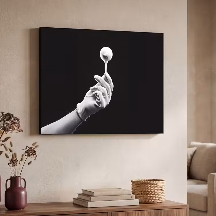 Art Frame - Golfbal - Zwart - Wit — 4