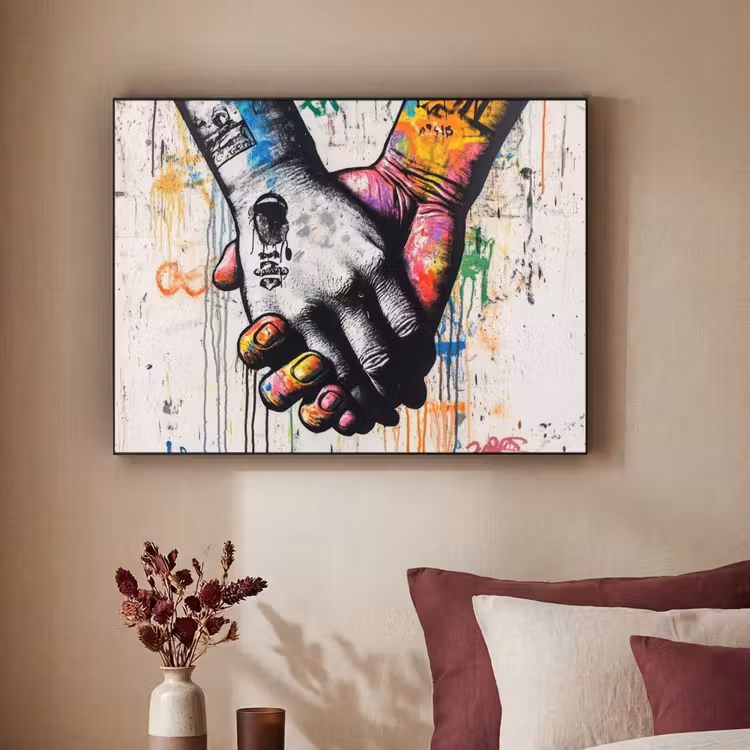 Art Frame - Graffiti - Handen - Vintage - Street art — 2