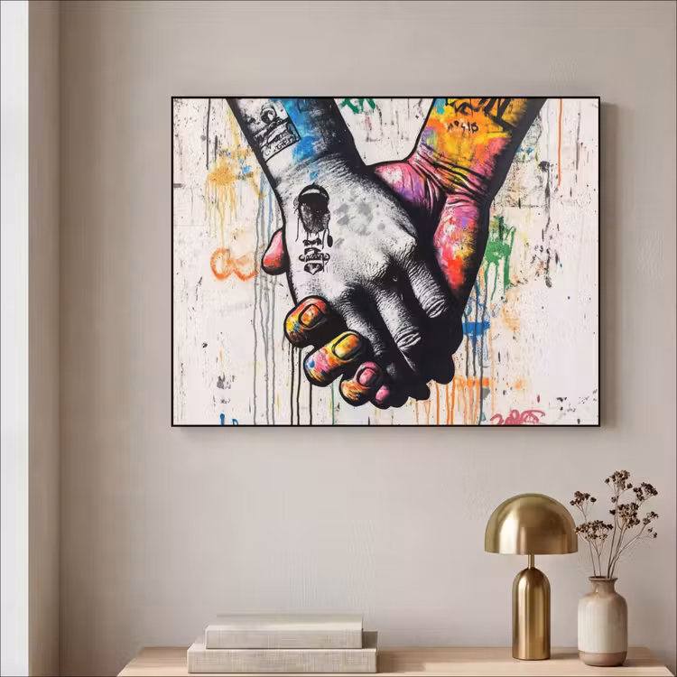 Art Frame - Graffiti - Handen - Vintage - Street art — 3
