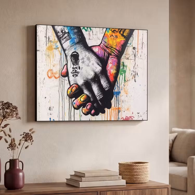 Art Frame - Graffiti - Handen - Vintage - Street art — 4