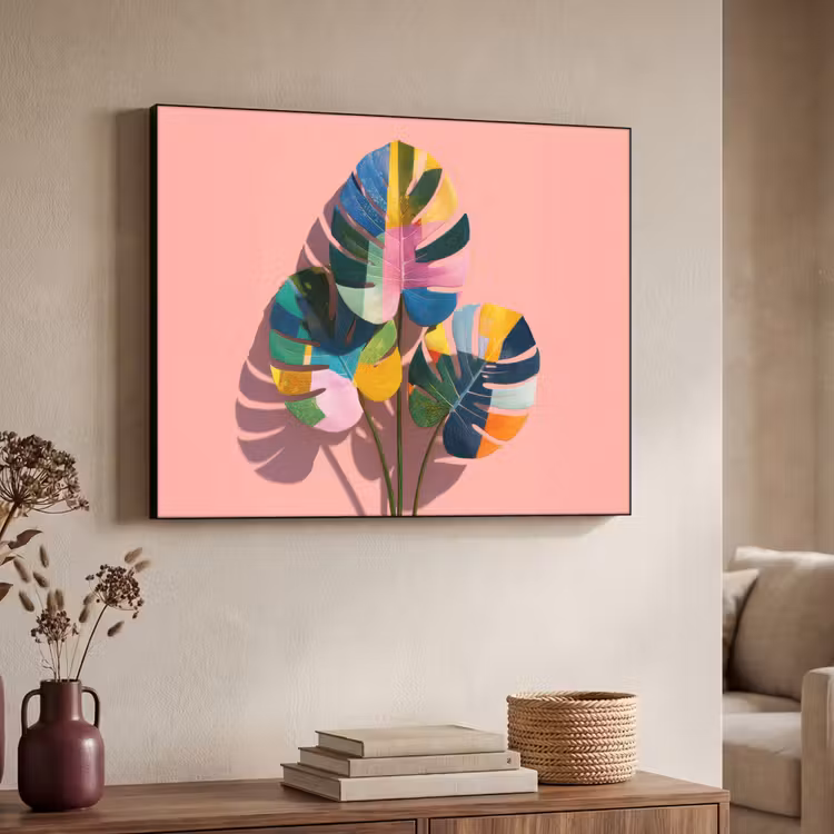 Art Frame - Bladeren - Geschilderd - Vlakken - Kleurrijk — 4
