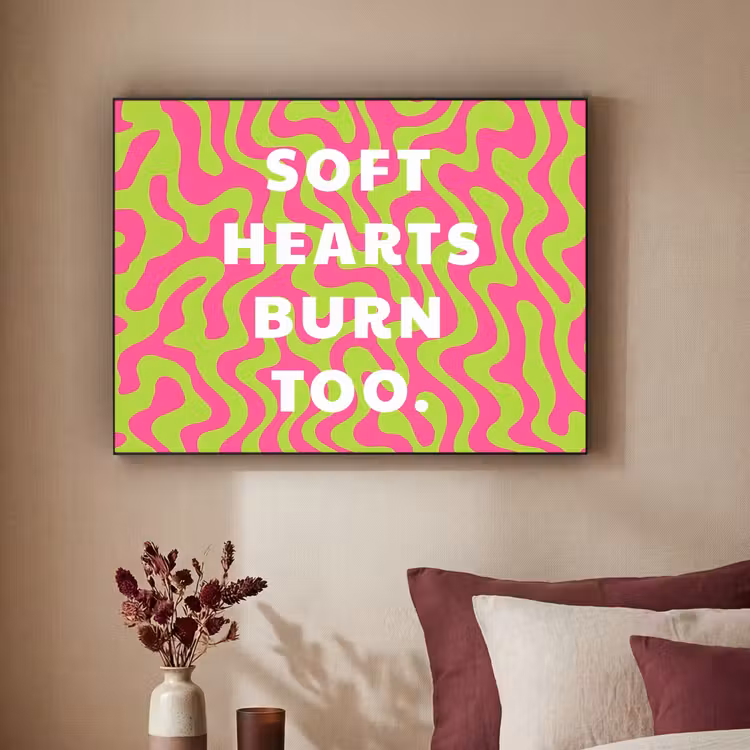 Art Frame - Abstract - Quote - Centraal - Roze — 2