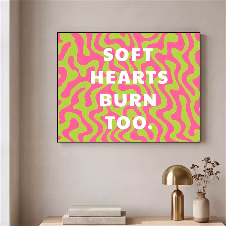 Art Frame - Abstract - Quote - Centraal - Roze — 3