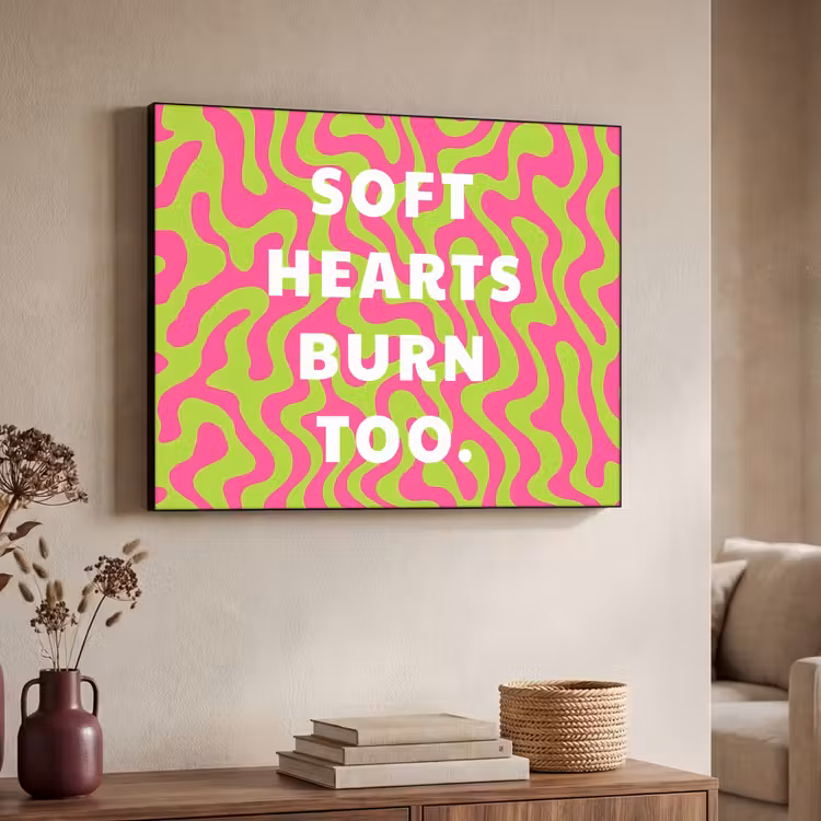 Art Frame - Abstract - Quote - Centraal - Roze — 4