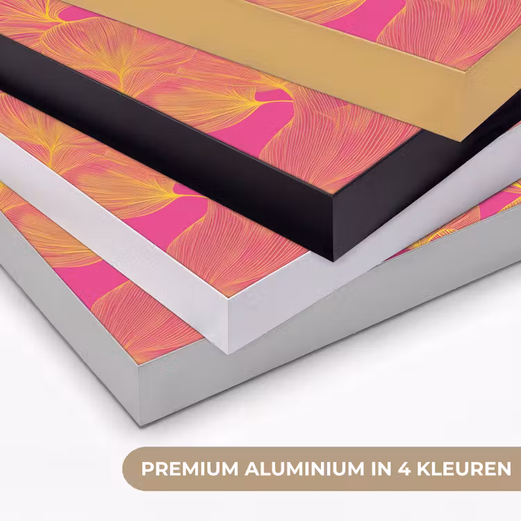 Art Frame - Bladeren - Nerven - Grafisch - Roze — 5
