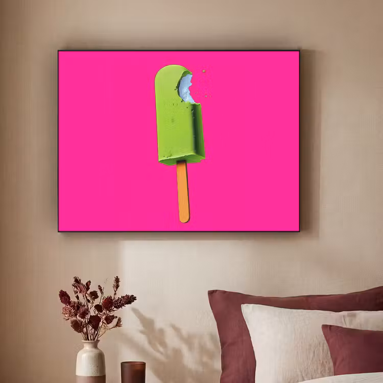 Art Frame - Ijsje - Stokje - Minimalistisch - Groen — 2